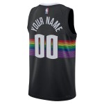 Maillot NBA Denver Nuggets Personnalisable Nike 2025-26 City Edition Noir Swingman - Homme